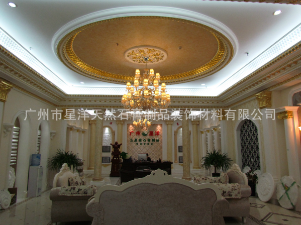 制作石膏線條出現起泡的原因